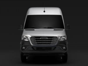 freightliner sprinter panel van l3h2 rwd 2019 Modelo 3D
