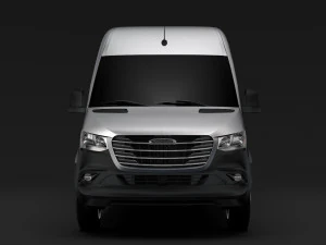 freightliner sprinter panel van l3h2 rwd 2019 3D Model