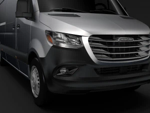 freightliner sprinter panel van l3h2 rwd 2019 3D Model