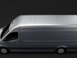 freightliner sprinter panel van l3h2 rwd 2019 Modelo 3D
