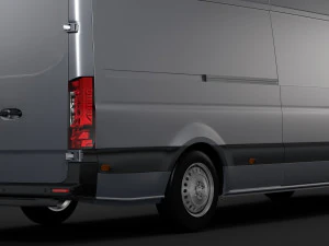 freightliner sprinter panel van l3h2 rwd 2019 3D Model