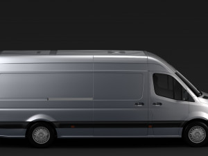 freightliner sprinter panel van l3h2 rwd 2019 Modelo 3D