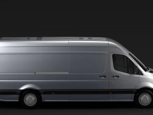 freightliner sprinter panel van l3h2 rwd 2019 3D Model