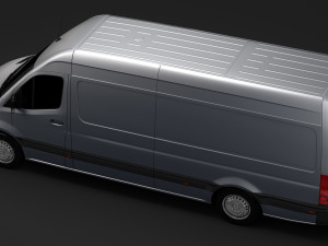freightliner sprinter panel van l3h2 rwd 2019 Modelo 3D
