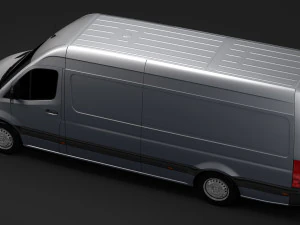 freightliner sprinter panel van l3h2 rwd 2019 3D Model