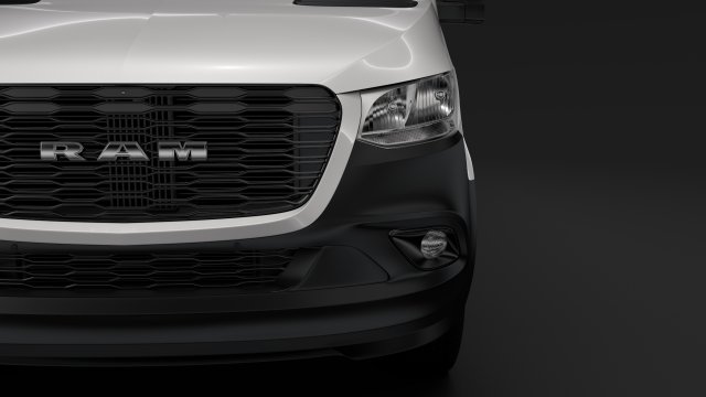 ram sprinter panel van l3h2 rwd 2019 3D 模型 .c4d .max .obj .3ds .fbx .stl .blend