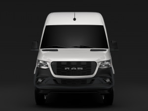 ram sprinter panel van l3h2 rwd 2019 3D मॉडल