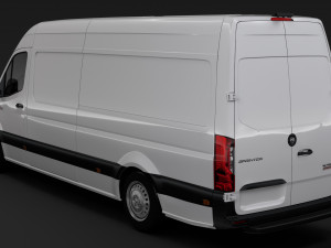 ram sprinter panel van l3h2 rwd 2019 3D मॉडल