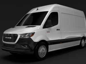 ram sprinter panel van l2h2 fwd 2019 3D Model