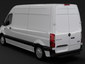 ram sprinter panel van l2h2 fwd 2019 3D Model