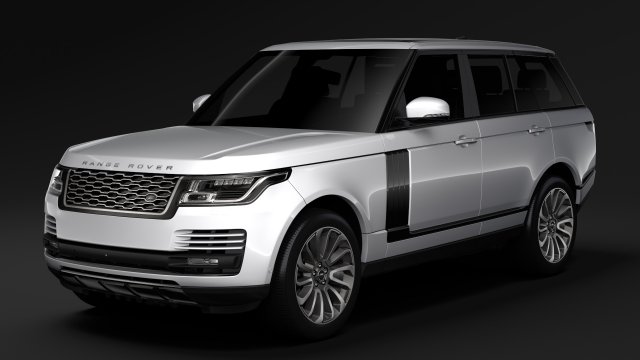 range rover p400e vogue se l405 2019 3D Model .c4d .max .obj .3ds .fbx .stl .blend 
