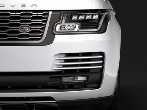 range rover p400e vogue se l405 2019 3D Model