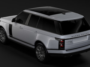 range rover p400e vogue se l405 2019 3D Model