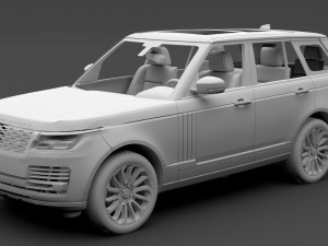 range rover p400e vogue se l405 2019 3D Model