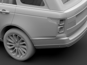 range rover p400e vogue se l405 2019 3D Model