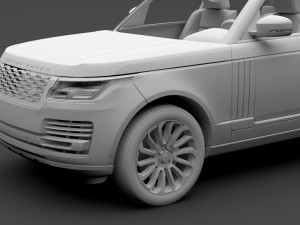 range rover p400e vogue se l405 2019 3D Model