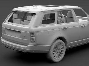 range rover p400e vogue se l405 2019 3D Model