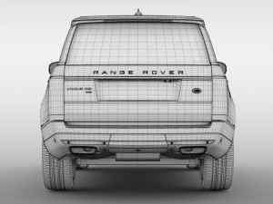 range rover p400e vogue se l405 2019 3D Model