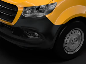 mercedes benz sprinter panel van l2h2 fwd 2019 3D Model