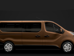 renault trafic minibus lwb 2019 Modèle 3D