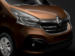 renault trafic minibus lwb 2019 Modèle 3D