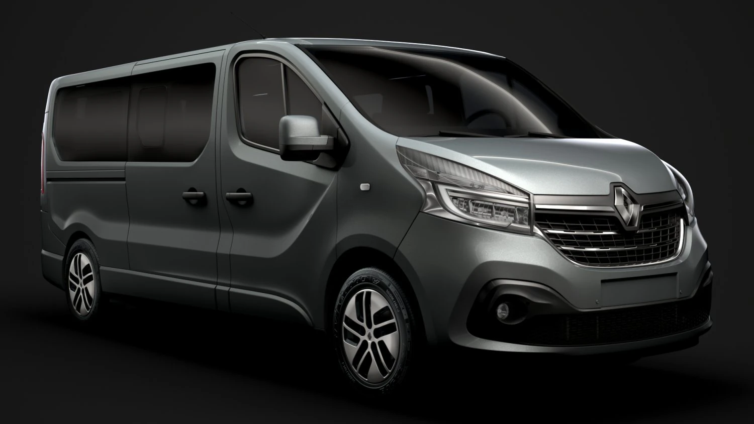 renault trafic spaceclass lwb 2019 3D Model .c4d .max .obj .3ds .fbx .stl .blend 