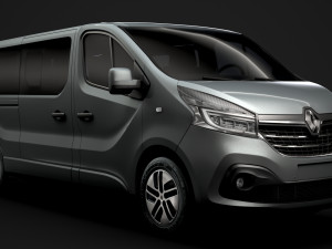 renault trafic spaceclass lwb 2019 3D Модель