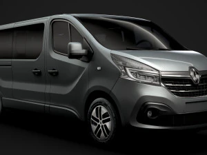 renault trafic spaceclass lwb 2019 Modello 3D