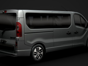 renault trafic spaceclass lwb 2019 3D-Modell
