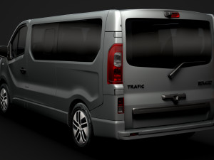 renault trafic spaceclass lwb 2019 3D-Modell