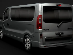 renault trafic spaceclass lwb 2019 3D Model