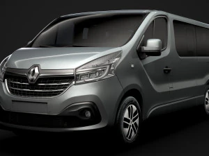 renault trafic spaceclass lwb 2019 3D Model