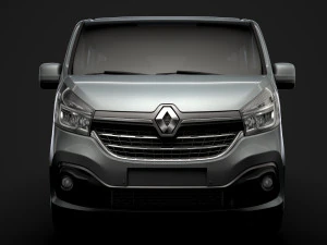 renault trafic spaceclass lwb 2019 3D Model