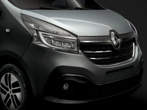renault trafic spaceclass lwb 2019 3D Model