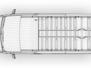 renault trafic spaceclass lwb 2019 3D Model