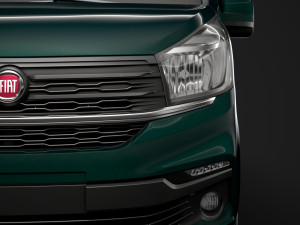 fiat talento combi 2019 Model 3D