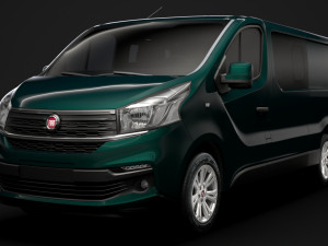 fiat talento combi 2019 Model 3D