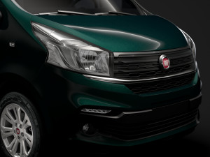 fiat talento combi 2019 Model 3D