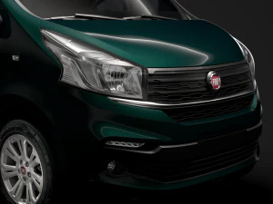 fiat talento combi 2019 3D Model