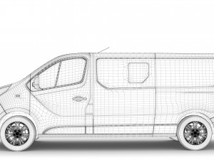fiat talento combi 2019 Model 3D