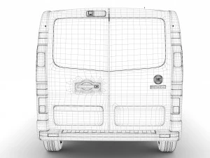 fiat talento combi 2019 3D Model