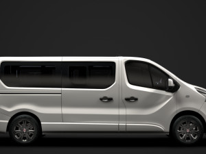 fiat talento minibus spaceclass lwb 2019 3D Модель