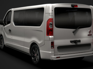 fiat talento minibus spaceclass lwb 2019 3D Модель