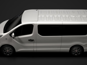 fiat talento minibus spaceclass lwb 2019 3D Модель
