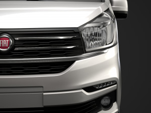 fiat talento minibus spaceclass lwb 2019 3D Модель