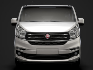 fiat talento minibus spaceclass lwb 2019 3D Модель