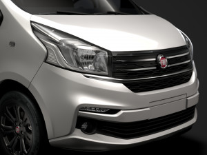 fiat talento minibus spaceclass lwb 2019 3D Модель