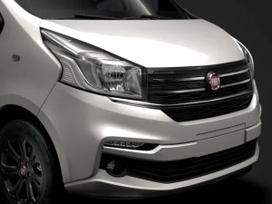 fiat talento minibus spaceclass lwb 2019 3D Model