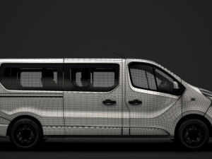 fiat talento minibus spaceclass lwb 2019 3D Модель