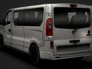 fiat talento minibus spaceclass lwb 2019 3D Model